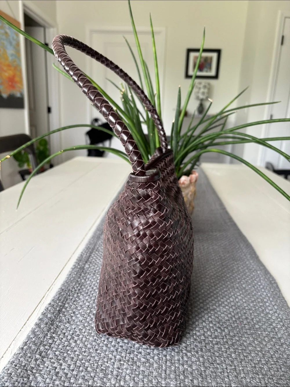 Madewell Signature Woven Shoulder Bag in Coffee Bean - Picture 4 of 7
